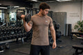 Men Half sleeve rapid dry | Body fit | Mocha mousse