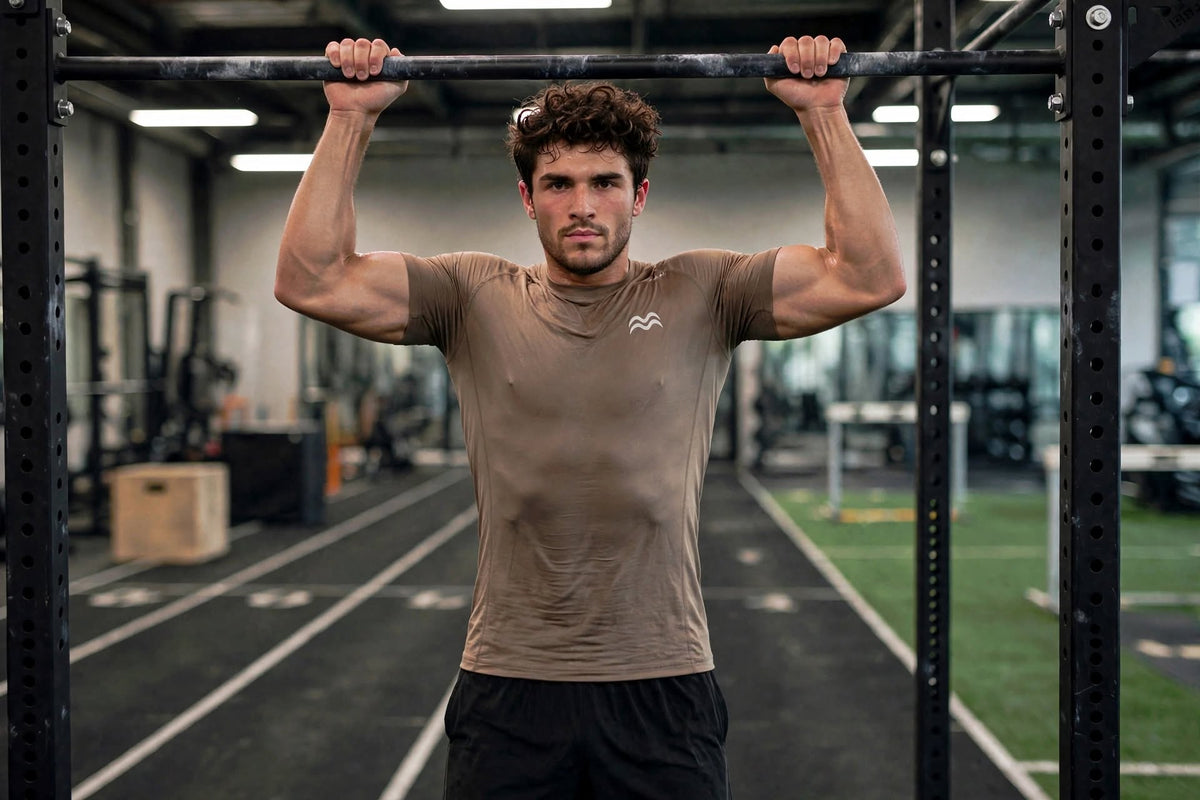 Men Half sleeve rapid dry | Body fit | Mocha mousse